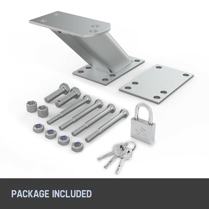Spare Wheel Carrier Bracket Tyre Holder For Trailer Caravan Boat