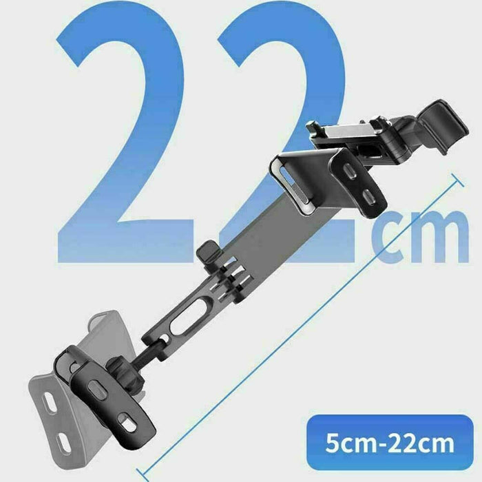 Extendable Car Back Seat Headrest Long Mount Universal Holder iPad Tablet Rotate