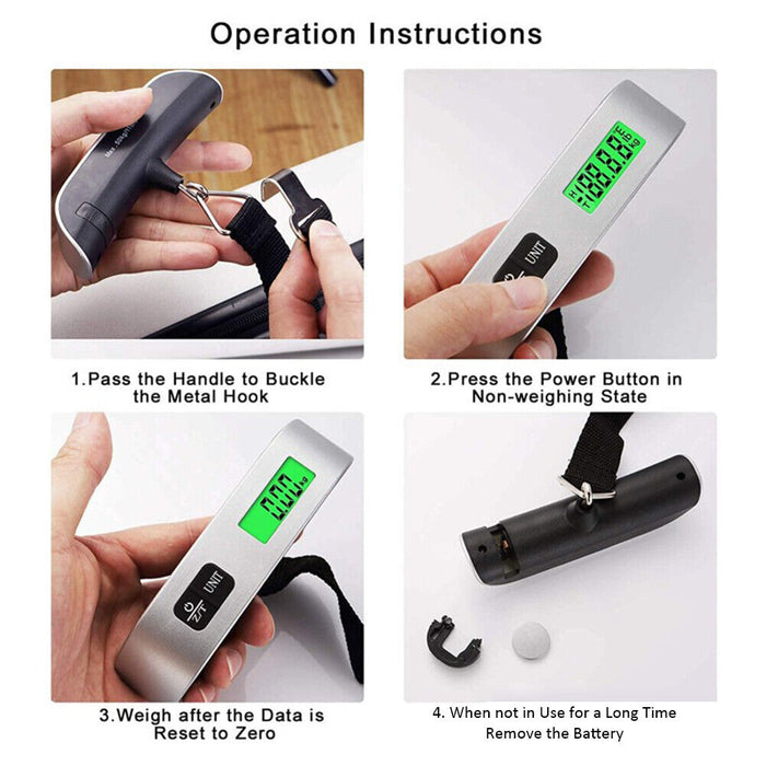 50kg/10g Travel Luggage Scale