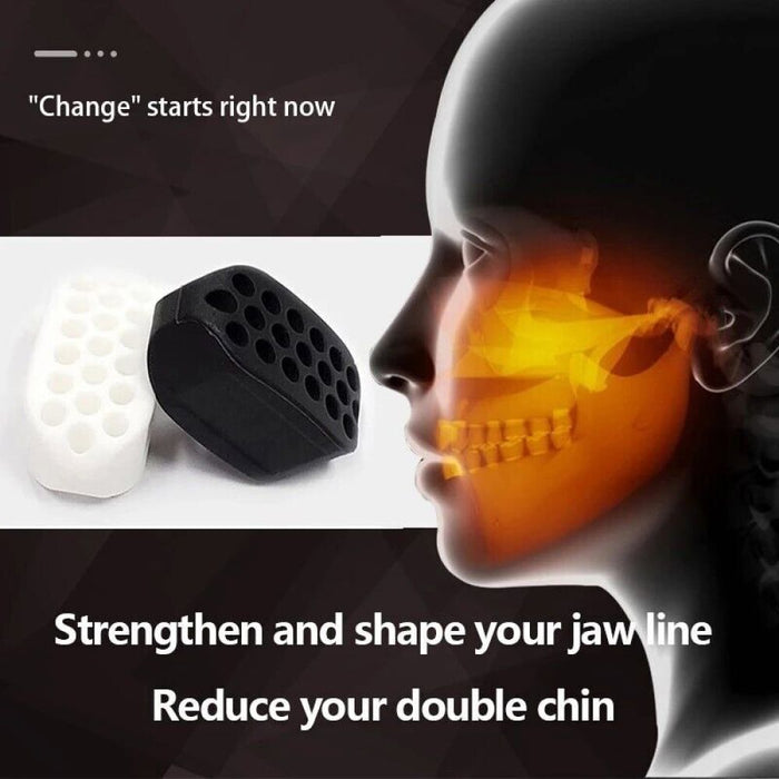 3PCS Jaw Exerciser Toner Fitness Trainer Jawline Shaper