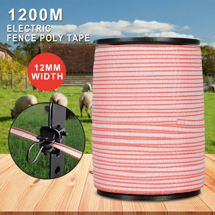 Polytape 1200M Roll Electric Fence Energiser