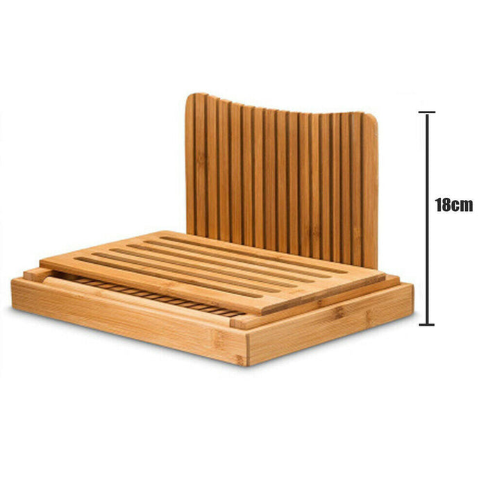 Bamboo Bread Slicer Loaf Cutting Board