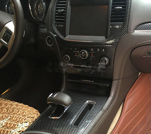 5D 1.52M x 200cm Gloss Black Carbon Fibre Fiber Vinyl Car Wrap Air Release Film