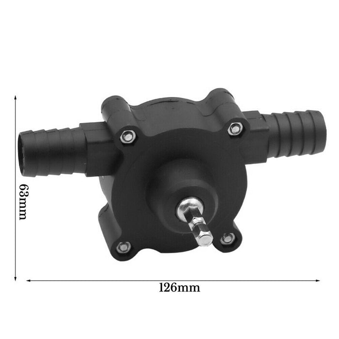 Hand Electric Drill Drive Self Priming Pump Water Oil Transfer