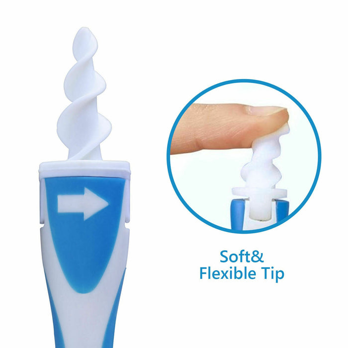 Ear Wax Swab Remover Cleaner Q-Grips Tool Ear Pick Handle 16 Tips Removal