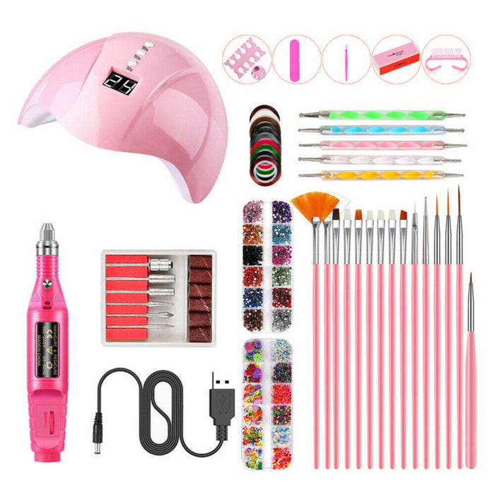 Nail Dryer Lamp Electric Nail Drill Set