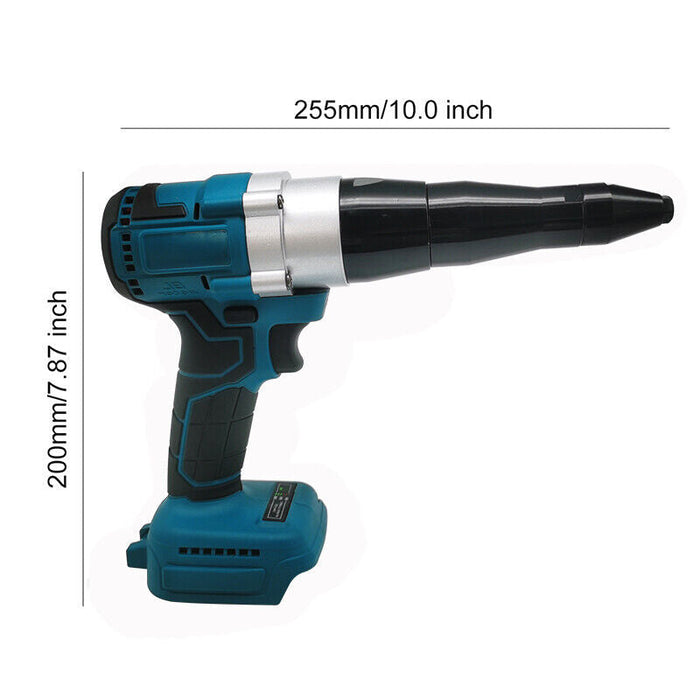 Brushess Cordless Rivet Riveter Riveting Gun Body Fits Makita 18V Li-ion Battery