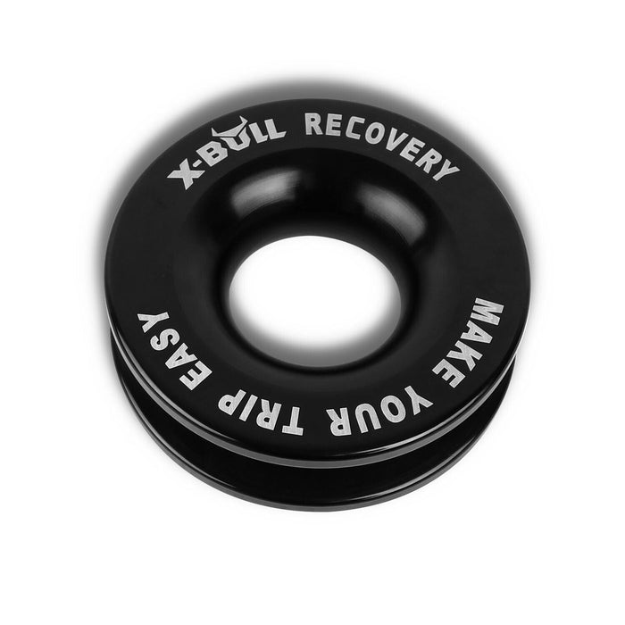 X-BULL Soft Shackle Synthetic Rope Recovery Snatch Ring Block Pulley 35000LBS