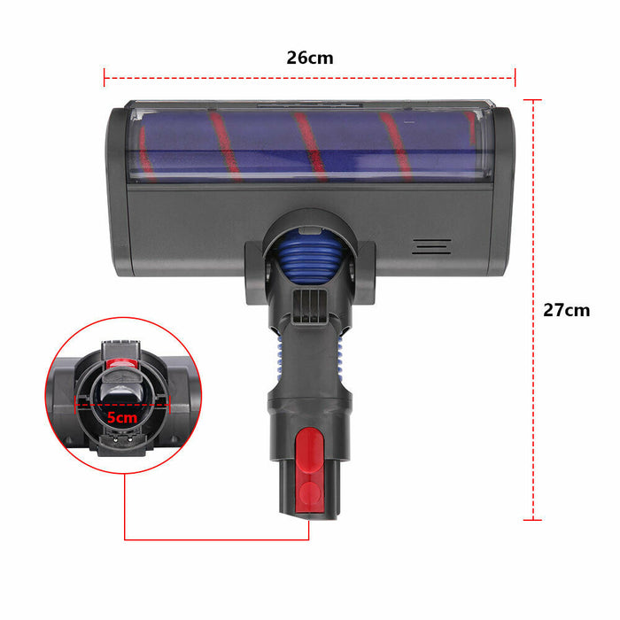 Soft Fluffy Brush Roller Cleaner Head for Dyson V7 V8 V10 V11