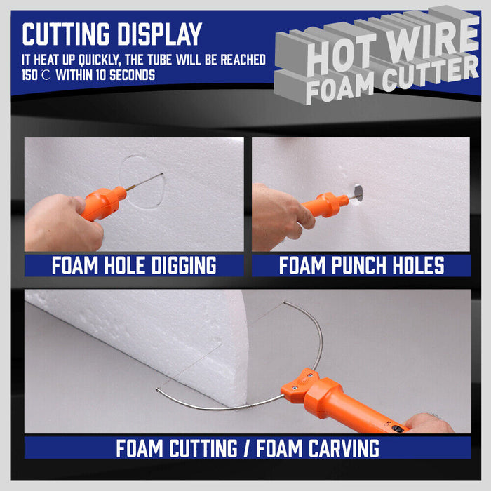 3-in-1 Hot Wire Foam Cutter Kit with Engraving Tool & Styrofoam Knife