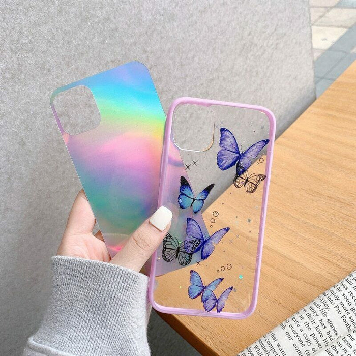 iPhone 11 Pro Max Case Butterfly Purple