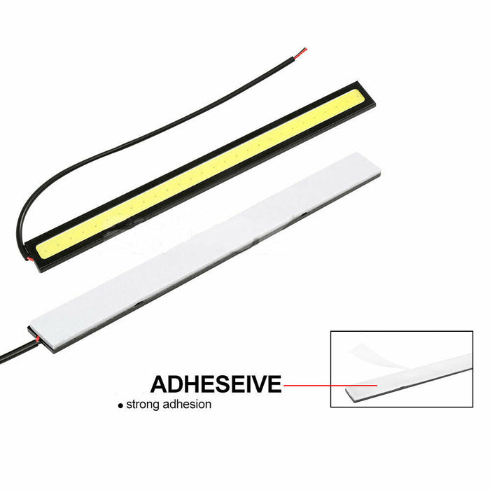 10X 12V White LED Strip Lights Bars Camping Caravan Boat Car COB