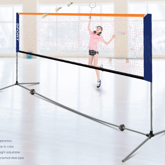 4.1m Portable Badminton Net Set with Poles
