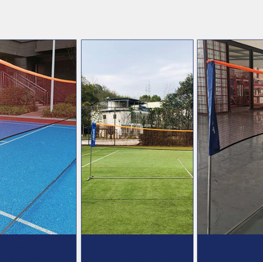 4.1m Portable Badminton Net Set with Poles