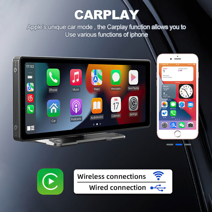Apple Carplay Android Car Stereo Bluetooth Player