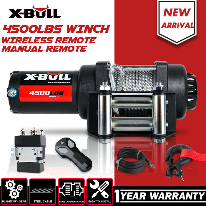 X-BULL Electric Winch 4500LBS