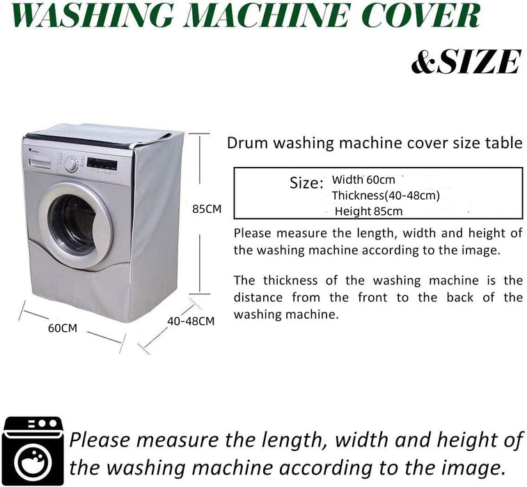 Capacity 6-6.5KG Front Loading Washing Machine Cover