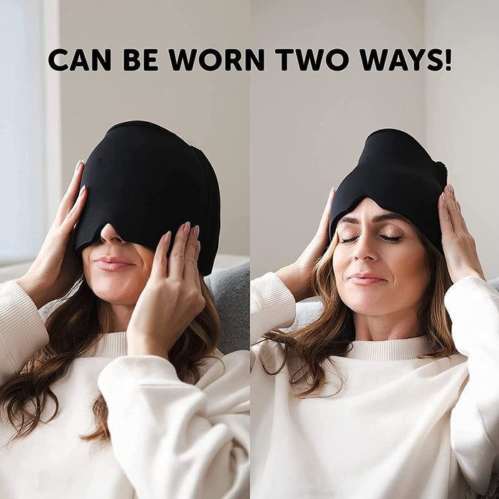 Reusable Cooling Cap Gel Ice Cap Cooling Head Wrap