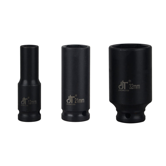 13pcs 10-32mm 1/2" Metric Impact Deep Socket Set Drive Air Garage