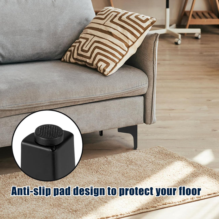 4Pcs Upgraded Metal Furniture Legs 13cm