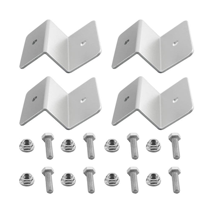 4pcs Solar Panels Mounting kits Aluminum Alloy Brackets for RV Boat Home