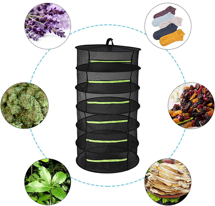 6 Layers Food Drying Net Fish Drying Rack Mesh Net