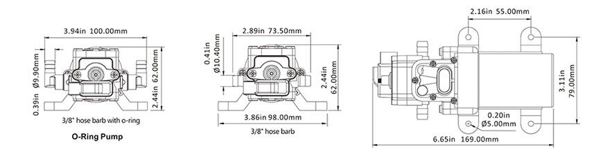 SEAFLO 12V Water Pump Trailer Caravan Camping Boat