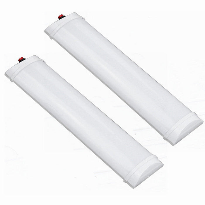 2x 10W LED Interior Light Strip Bar Car Truck Caravan 12V 24V