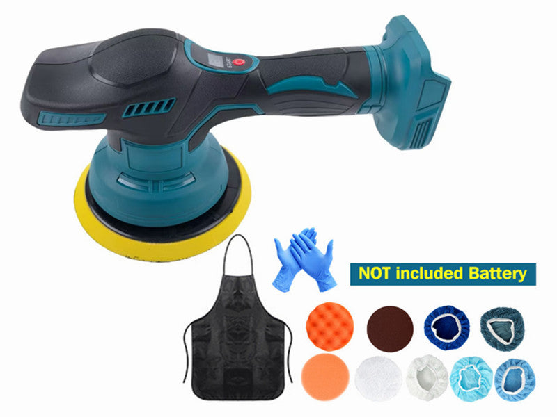 Cordless Rotary Car Polisher for Makita 18V Battery 8-Speed 500W Buffer