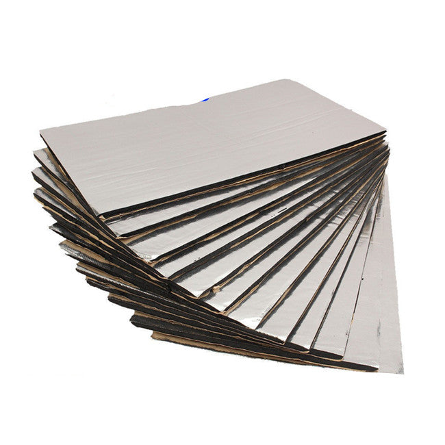 10Sheets 50x30CM Car Heat Insulation Deadening Sound Foam Deadener