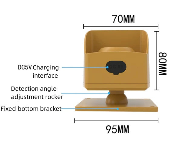 Solar Motion Sensor Driveway Alert System