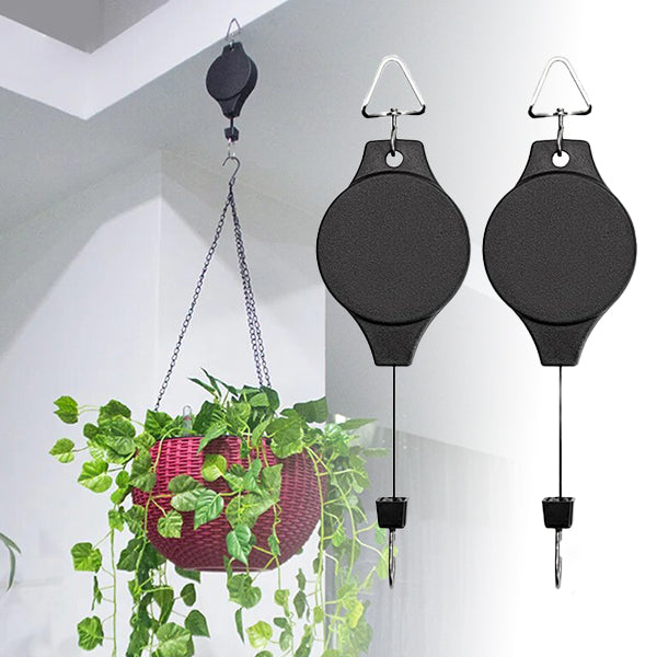 Plant Pot Hook Retractable Hanger — Off The Back