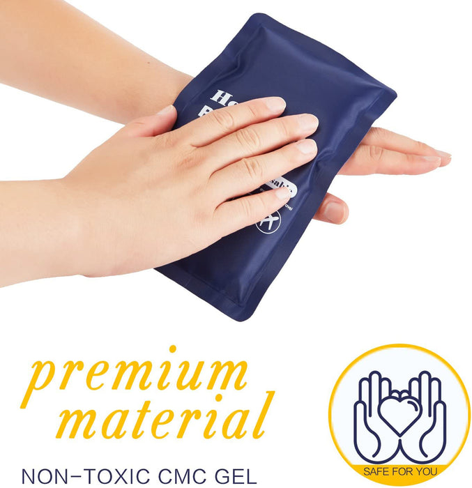 Pain Relieve Hot Cold Reusable Gel Pack 4 Pack