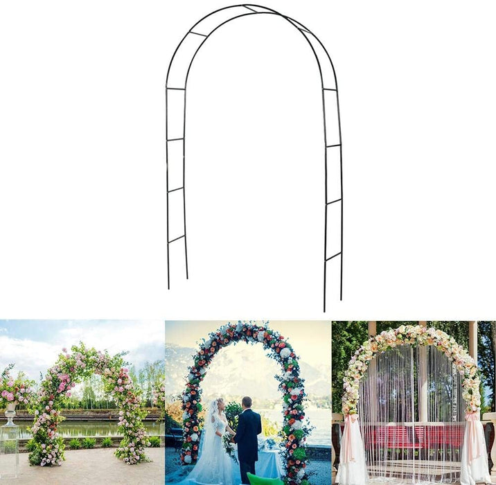 Metal Garden Arbor Wedding Arch Rack Stand 240 Cm