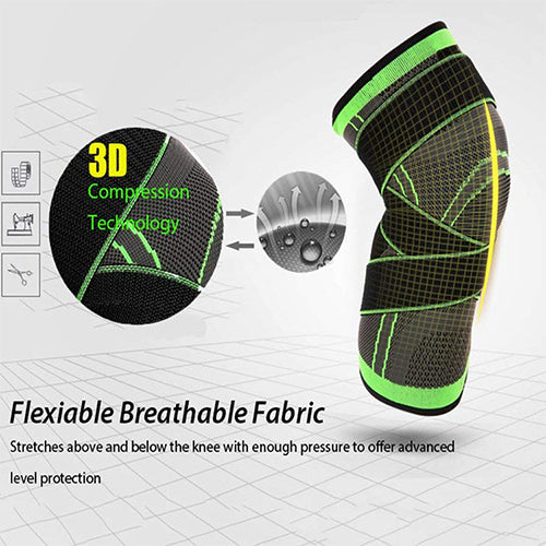 Soft Protective Adjustable Knee Compression Sleeve