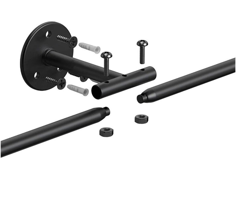 3 Pot Hanging Planter Herb Rack Black