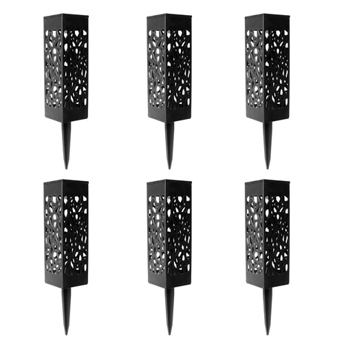 Solar Powered Garden Lawn Lights - Set Of 6