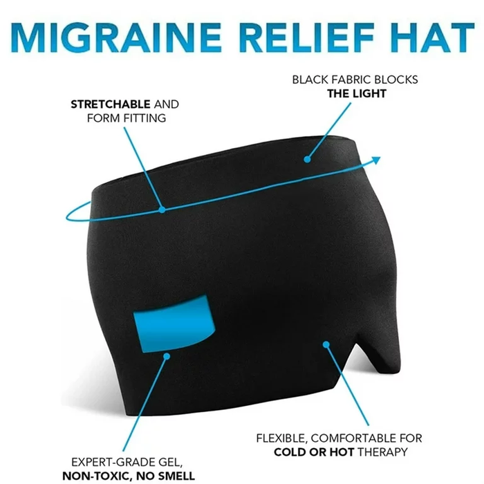 Gel Ice Headache Relief Cap