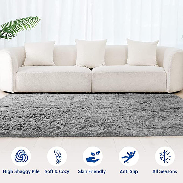Unnapped Polyester Rug Ultra-Soft Polyester Area Rug — Off The Back