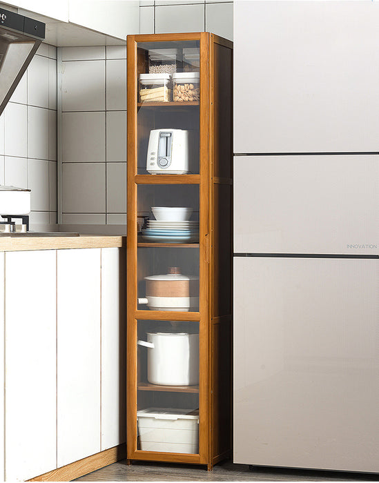 5 Tier Bamboo Free Standing Multifunctional Cabinet Rack — Off The Back