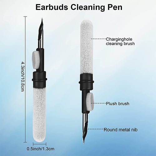 2 Pack Bluetooth Earbud Cleaning Tool Black