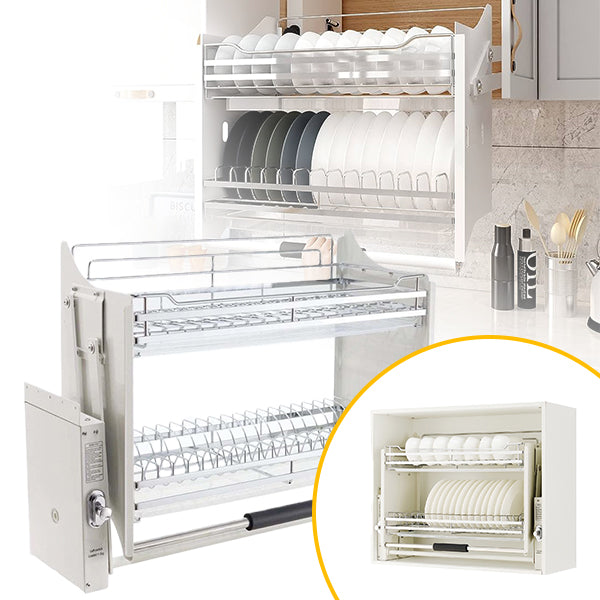 2 Tier Pull-Out Cabinet Organiser Drop Down