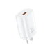 A white Urban Spec 18W Super Fast USB Wall Adapter with QC3.0 port.