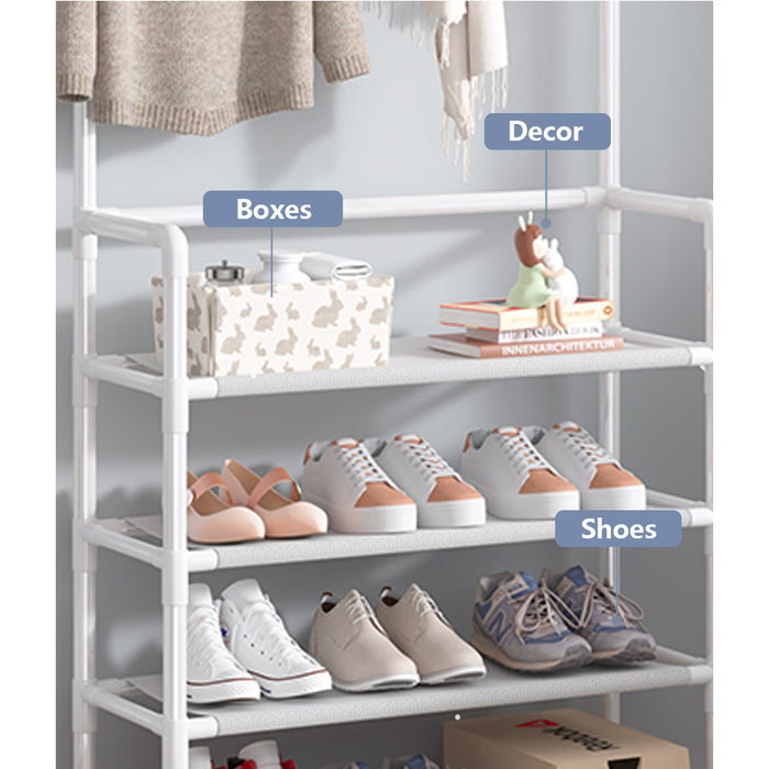 Multifunctional Coat, Hat & Shoe Rack