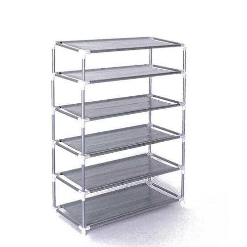 6 Tier Stackable Shoe Rack — Off The Back
