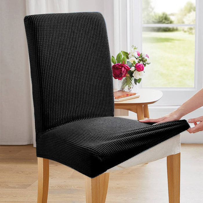 High Stretch Dining Chair Slipcovers - 4 Pack