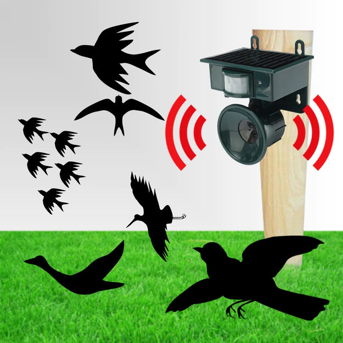 Solar Ultrasonic Bird & Pest Deterrent