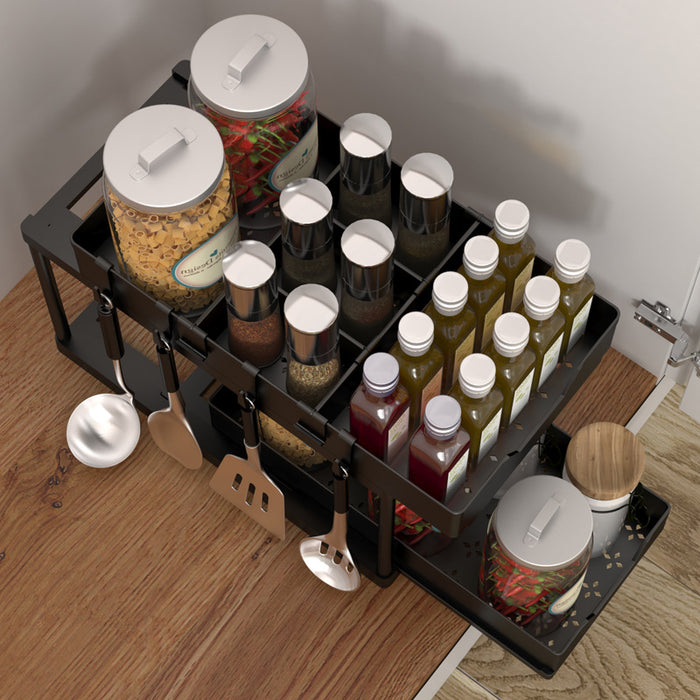 2-Tier Kitchen Sliding Storage