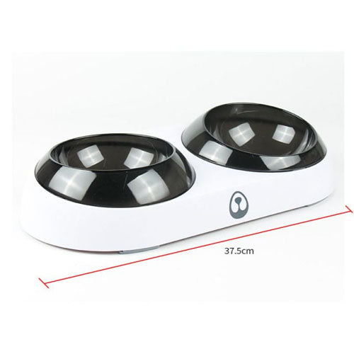 15 Degree Elevated Pet Bowl Double