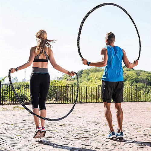 Jump Off The Ropes Heavy Battle Ropes Weighted Fitness Jump Rope — Off The Back